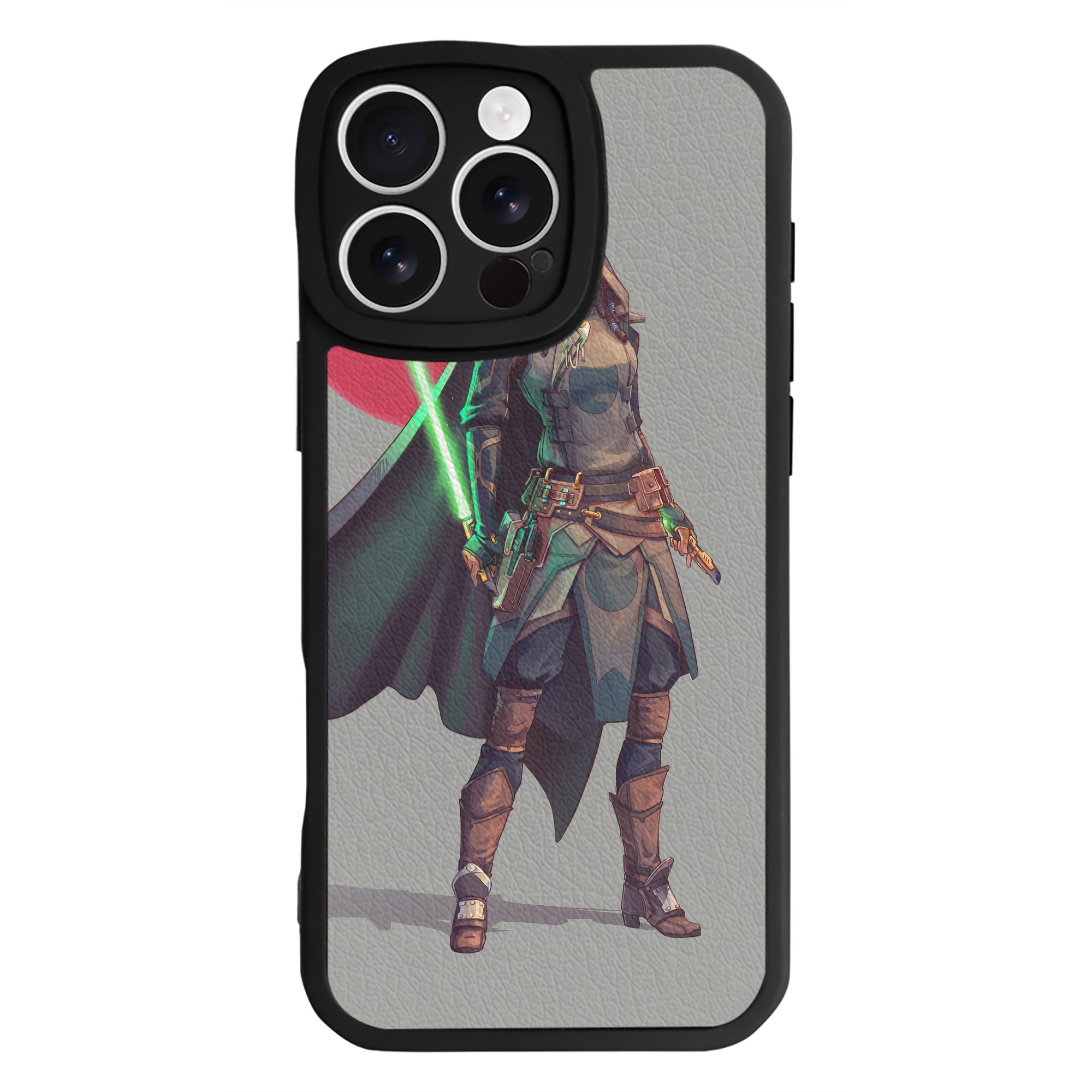 （画像用） スター・ウォーズ Star Wars 【iPhone 16シリーズ対応】シリコンスマホケース（レザー調） 材質：シリコン